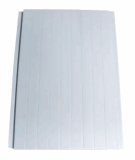 PLASMEG FORRO DE PVC FRISADO II BRANCO PCT C/18M2/15 LÂMINAS 6 metros por 200x8mm cada