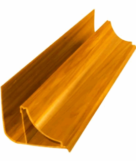 PLASMEG PERFIL PVC TIPO COLONIAL NOGUEIRA RAJADO