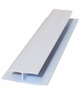 PLASMEG PERFIL PVC TIPO "H" BRANCO PCT
