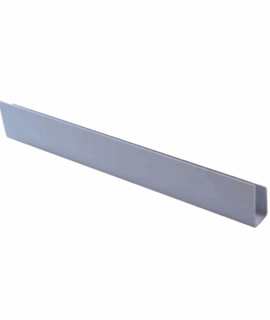 PERFIL PVC TIPO "U" BRANCO
