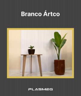 Painel Ripado - Branco Ártco - Linha Vértice
