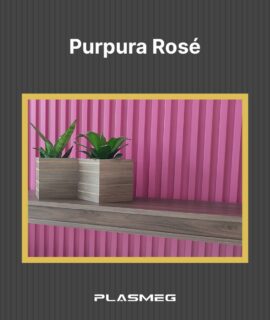 Painel Ripado - Purpura Rosé - Linha Vértice