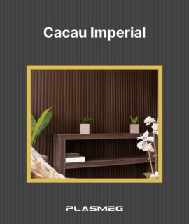 Painel Ripado - Cacau Imperial - Linha Vértice